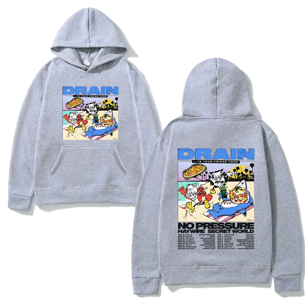 استنزاف الفرقة هو جولة صديقك 2026 هوديي الهيب هوب موضة مريحة البلوز فاسق الملابس Harajuku بلوفرات عالية الجودة