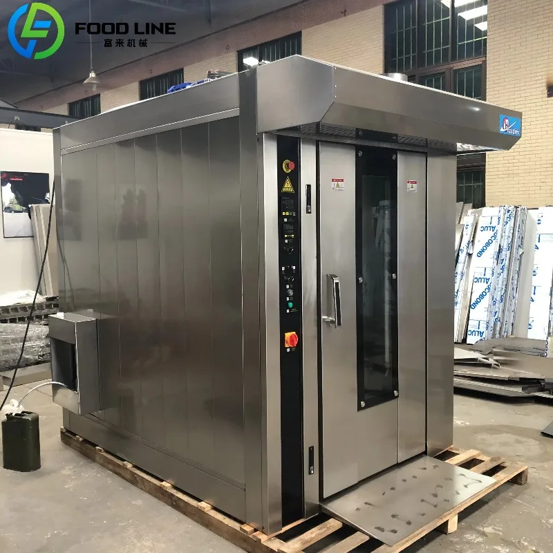Horno Rotatorio para Pizza Personalizado, a Gas, Eléctrico o Diésel, Horno de Calor Rotatorio para Grandes Panaderías, Horno Vertical Rotatorio Italiano para Pollo