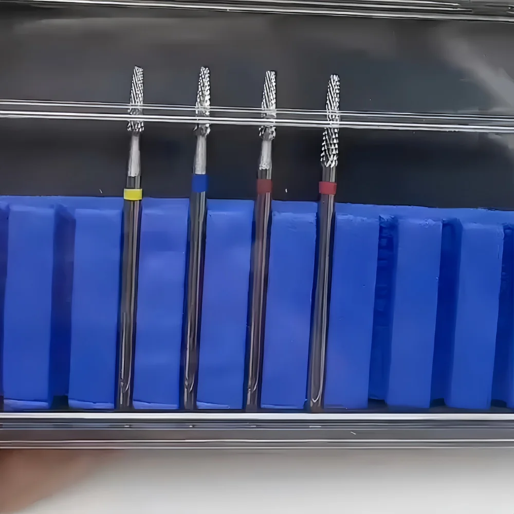 Nail Drill Bits Organizer Box 10 Slots 2.35mm – Nail Art Storage Holder Display Case for Manicure Tools view 5