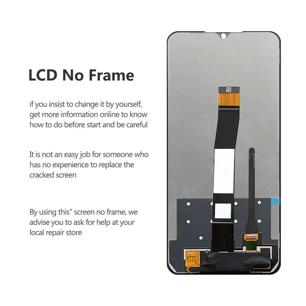 Imagem -03 - Xiaomi Redmi 10c Lcd Display Touch Screen Digitizer Assembly Peças de Reposição com Frame Original 671