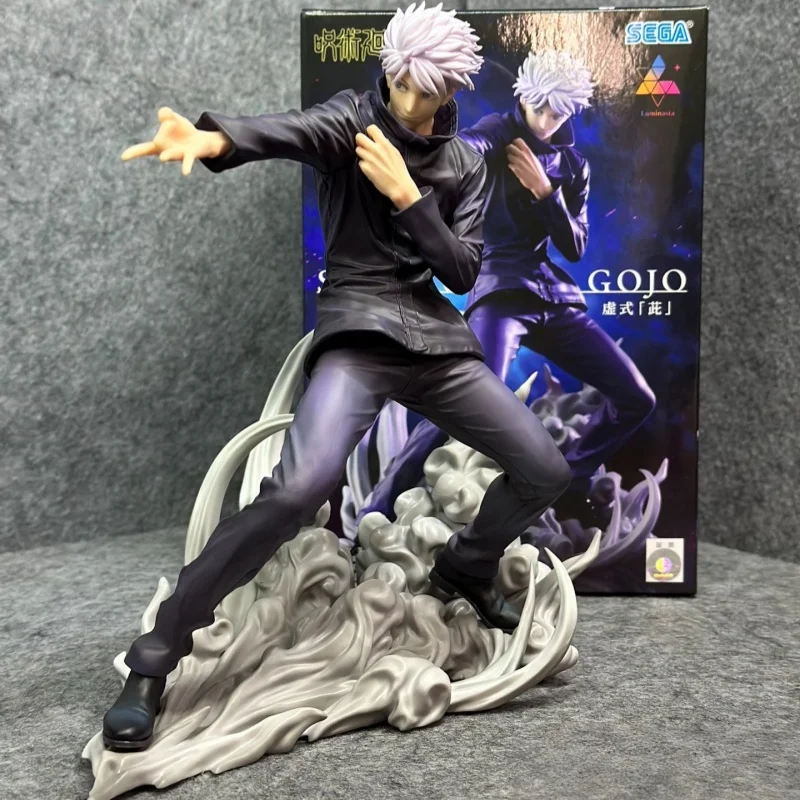 

В наличии: Оригинальная коллекционная фигурка Sega Luminasta Jujutsu Kaisen Satoru Gojo в виртуальном стиле, фиолетовая, модель, игрушка, подарок