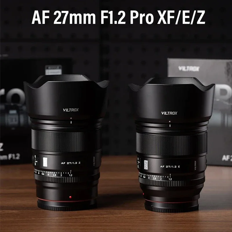 Vltrox 27mm F1.2 Pro Para Fuji X so Ny E Ni Kon Z Lente Enfoque Automatico Gran Apertura Retrato APS - C Fujifilm X Camara