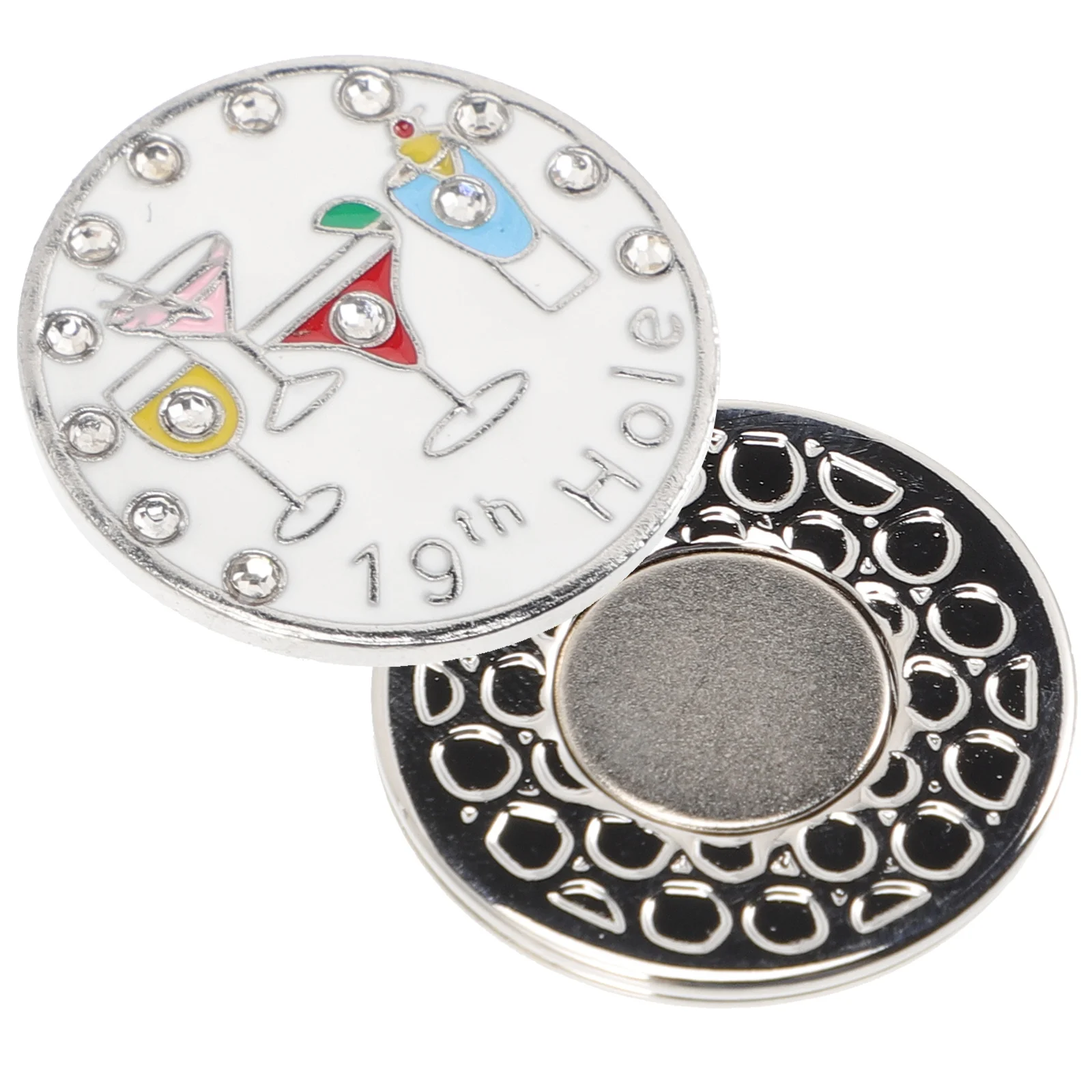 

Portable Wear-Resistant Iron Golf Hat Clip Ball Marker Convenient Golfing Supply Decor Golfs Hat Clip Wear-Resistant Ball Marker