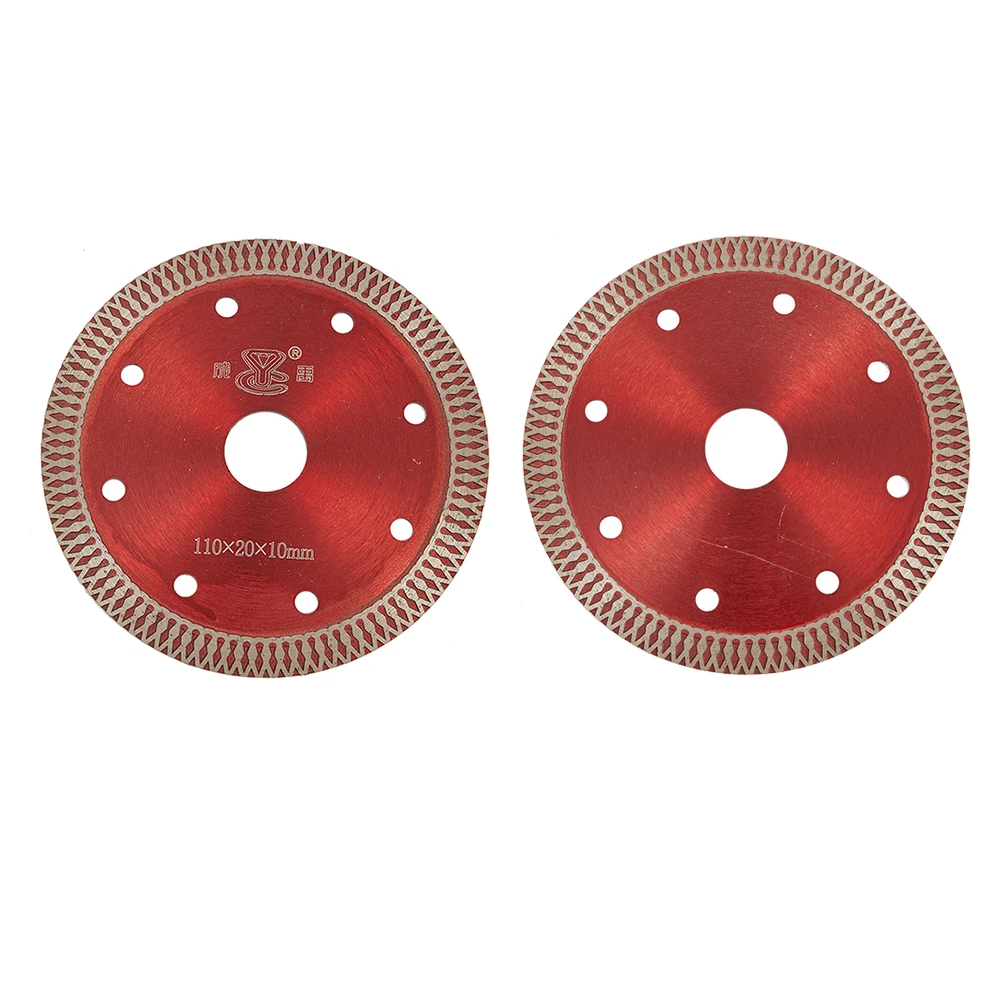 Disc Saw Blade 10mm Super Thin Ceramic Porcelain Cutting Non Chipping X Teeth Smooth Dry & Wet Work Tile Granite