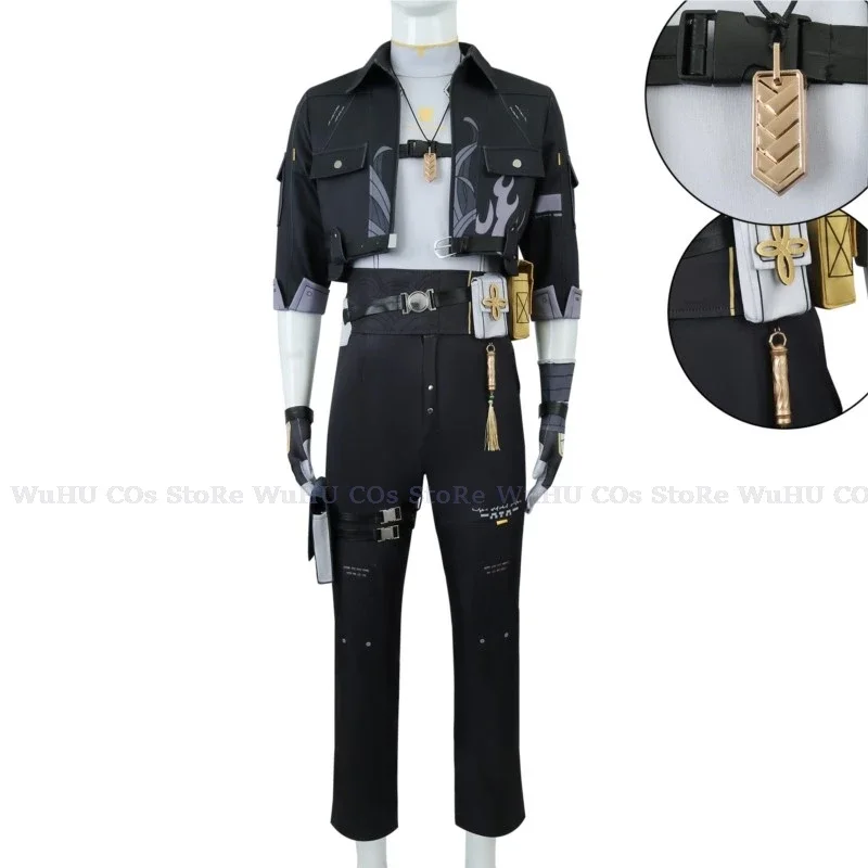 Game Wuthering Waves Costume Women Men Rover Cosplay V2.0 Fashion Handsome Combat Unifrom Halloween Party Role Play Clothing