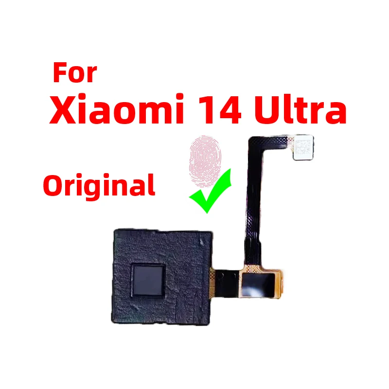 Original For Xiaomi 14 Ultra under display Fingerprint Sensor Scanner Touch ID Connect home button Flex Cable