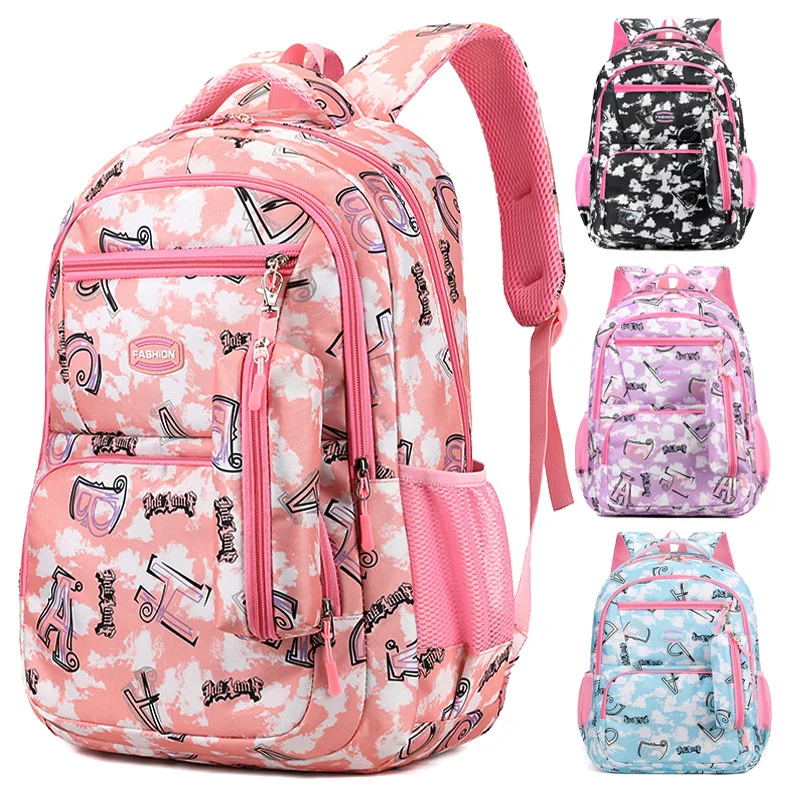 

Children School Bags Girls Kids book bag Primary Orthopedic school backpack princess Backpack schoolbag kids Mochila Infantil