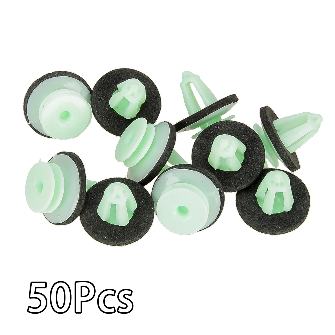 50Pcs Nylon Car Interior Door Panel Trim Fastener Clip with Sealer A0079889978 Fit for Mercedes Benz 300SD CL500 CL600 ML320