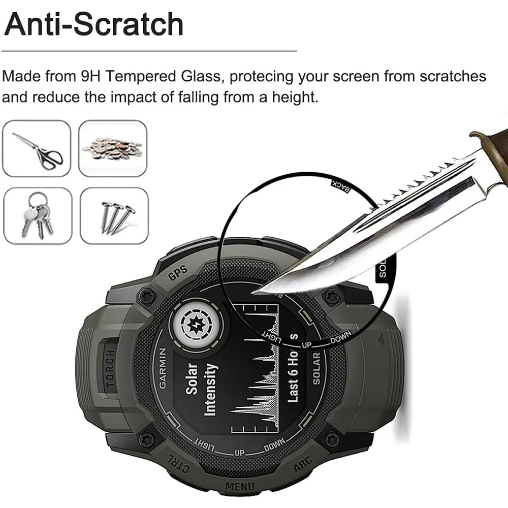 BEHUA 3D Curved Edge Film Clear Cover Screen Scratch Proof Protective Films For Garmin instinct 2 2S 2X SmartWatch Accessories