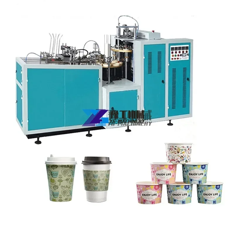 Automatic High Speed Paper Cup Maker Machine Biodegradable Ice Cream Cake Paper Cup Making Production Machine of Paper Cups