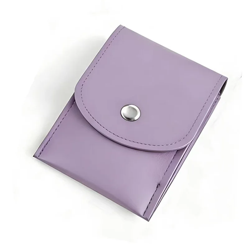Purple Luxury Pouch PU Leather Travel Portable With Cutting Blade Smoking Accesion Outdoor Gift Bag Box Set5pcs view 4