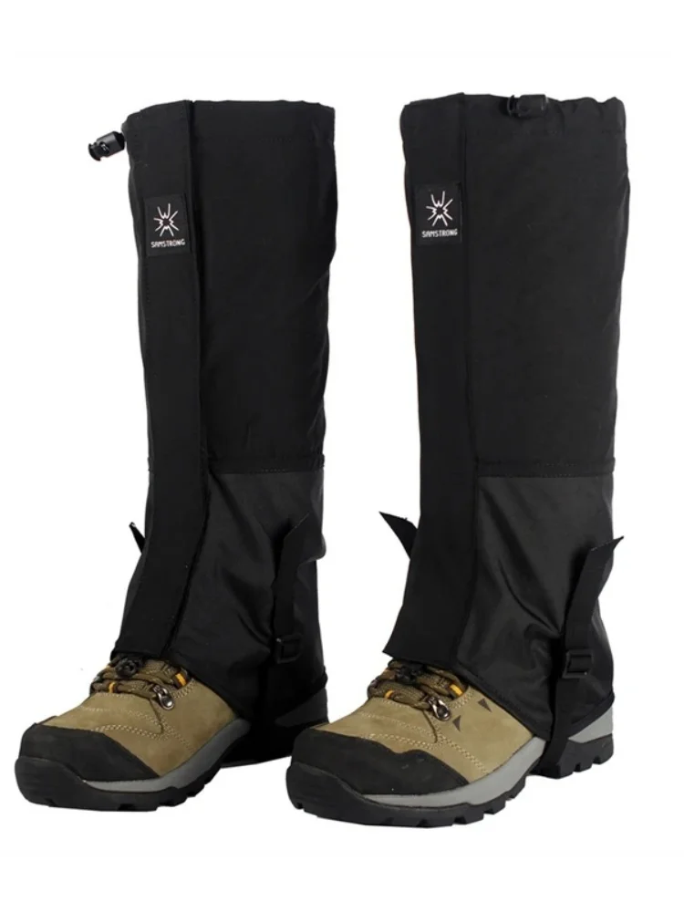 1 paire de guêtres imperméables anti-neige, anti-sable, anti-boue, élastiques, pour la randonnée, le ski, le désert, l'escalade, les activités de plein air, protections pour les jambes