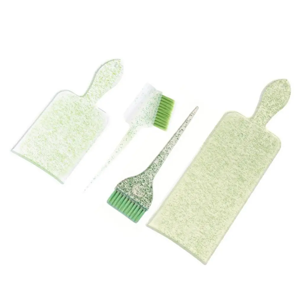 3/4Pcs Soft Bristles Hair Dyeing Brush Flexible Hair Coloring Highlight Dyeing Set Hair Tinting Hair Highlighting