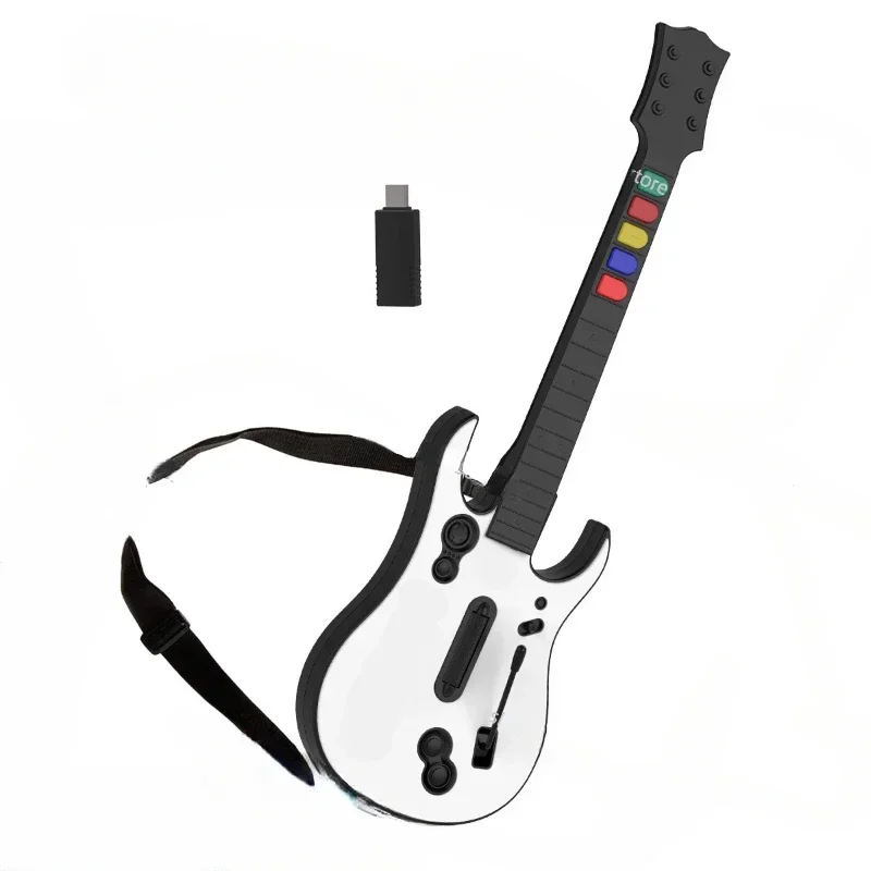 Guitar Hero Game Wireless Gaming Controller Guitar Hero Rock band 2.4 G Remote Guitar Handle Console Gamepad 5Key For PC PS3 PC