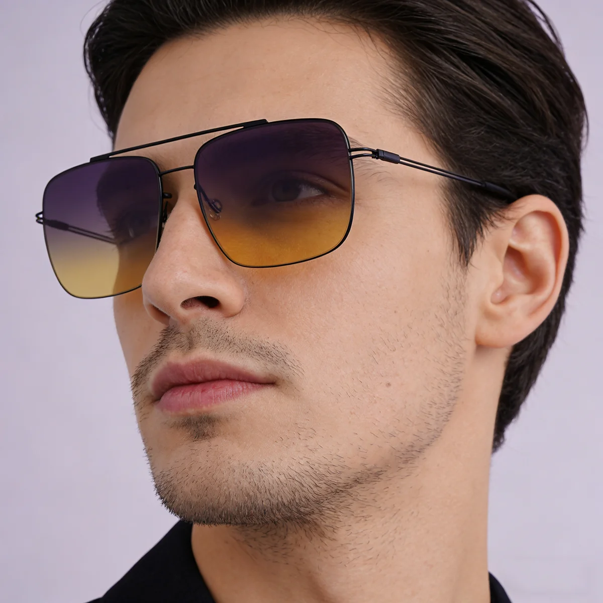 Quality Sun Glasses Women Ultralight Outdoor Driving Big Shade Eye Spectacles Newest Square Polarized Sunglasses Men Double Beam