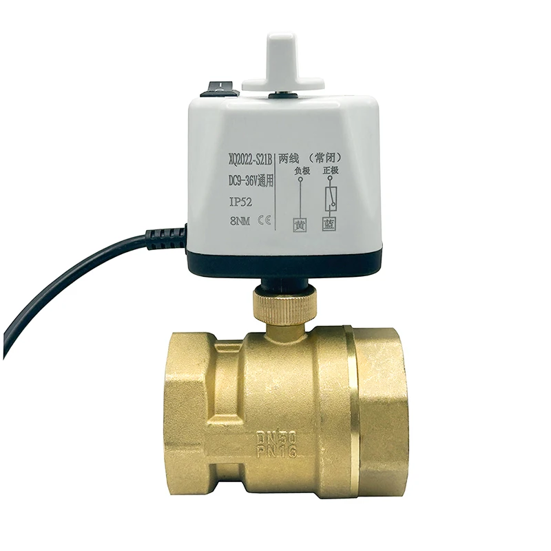 Imagem -03 - Válvula de Esfera Motorizada com Interruptor Manual Controle de Fios Normalmente Fechado Válvula de Esfera Elétrica 2-way in in in 11 in Dentro Dentro