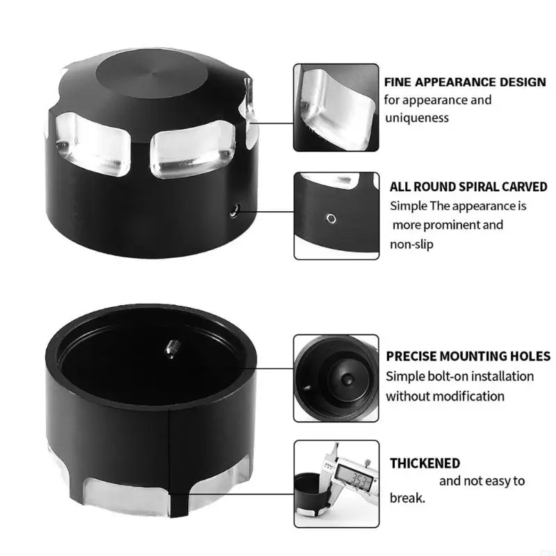 77HF سهلة التركيب المحاور الخلفية غطاء الجوز قبعات ل 2008-Up ATV الملحقات استبدال غطاء الجوز مع وجع