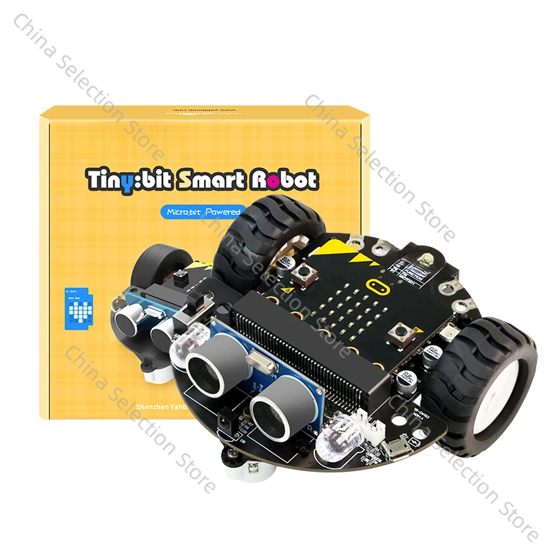 For Microbit Smart Car Kit Graphical Programming Education AI Vision Wifi Video Robot Python