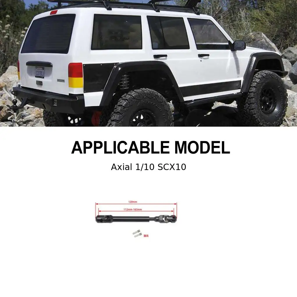 

Сталь 1/10 Универсальный приводной шарнир RC Обновление детали Дизайн Rc Универсальный приводной шарнир для осевого SCX10 TRX4 TRX6 RC Автомобильная деталь