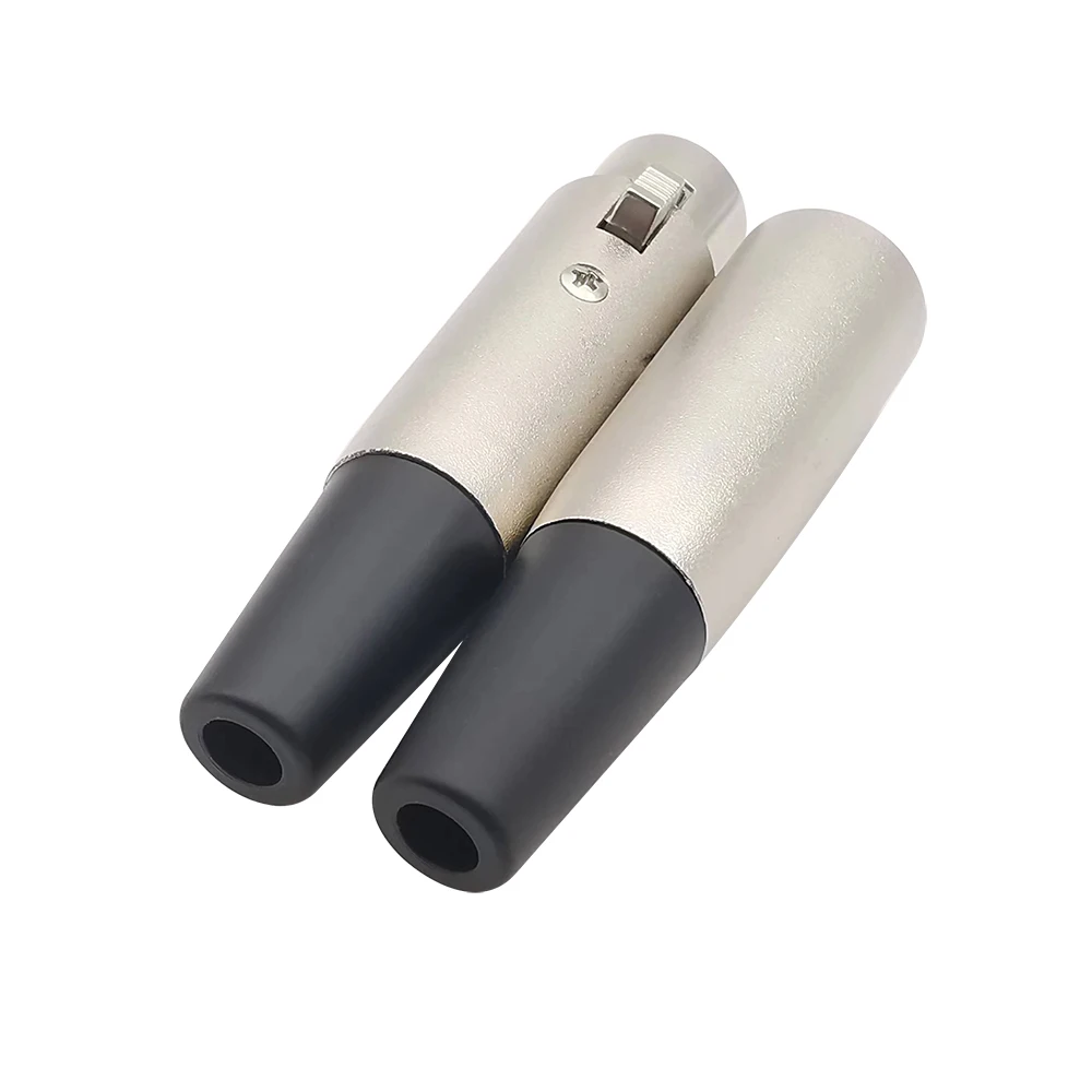 Connecteur adaptateur à souder XLR en métal, prise mâle et femelle, 3 broches, musique, bureau, haut-parleur, audio, microphone, câble micro,