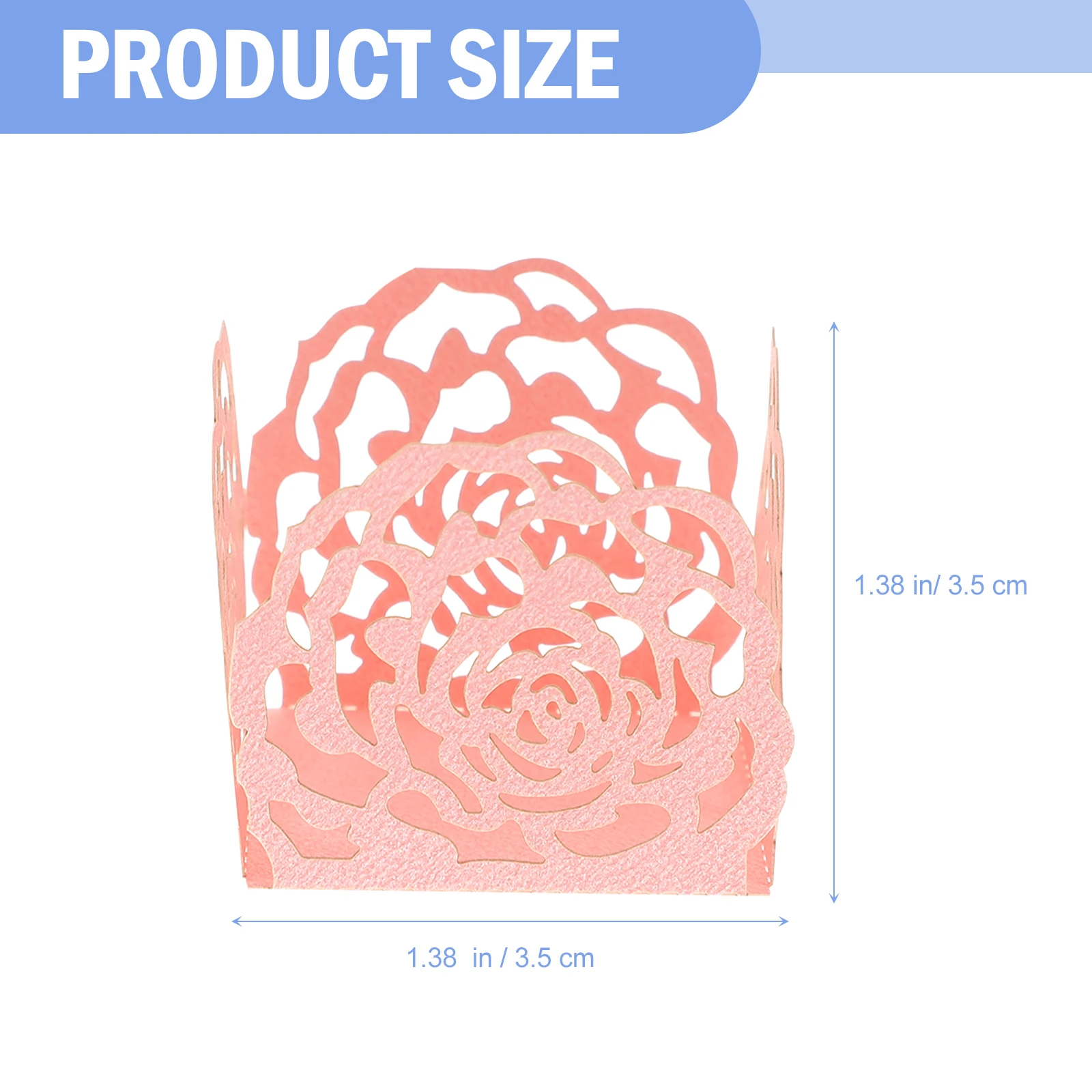 

BUTIFULSIC 50pcs Chocolate Candy Cups Baking Liners Dessert Snack Containers Cupcake Wrappers Paper Decor