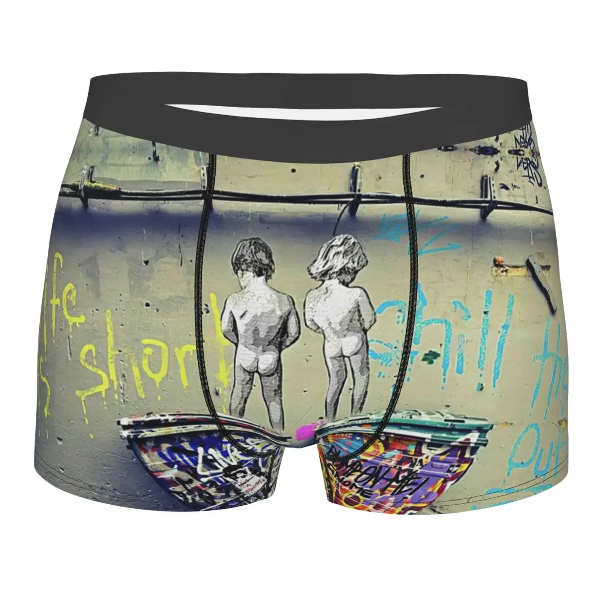 Chill The Duck Underpants Breathbale Panties Male Underwear Print Shorts Boxer Briefs