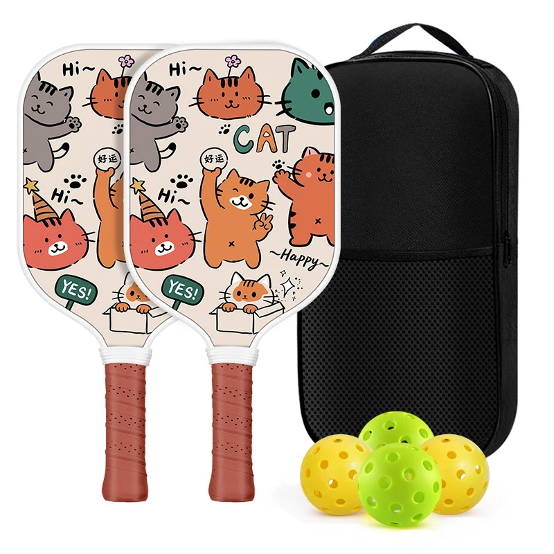

Fiberglass Children's Pickleball Racket Set for Sports Training