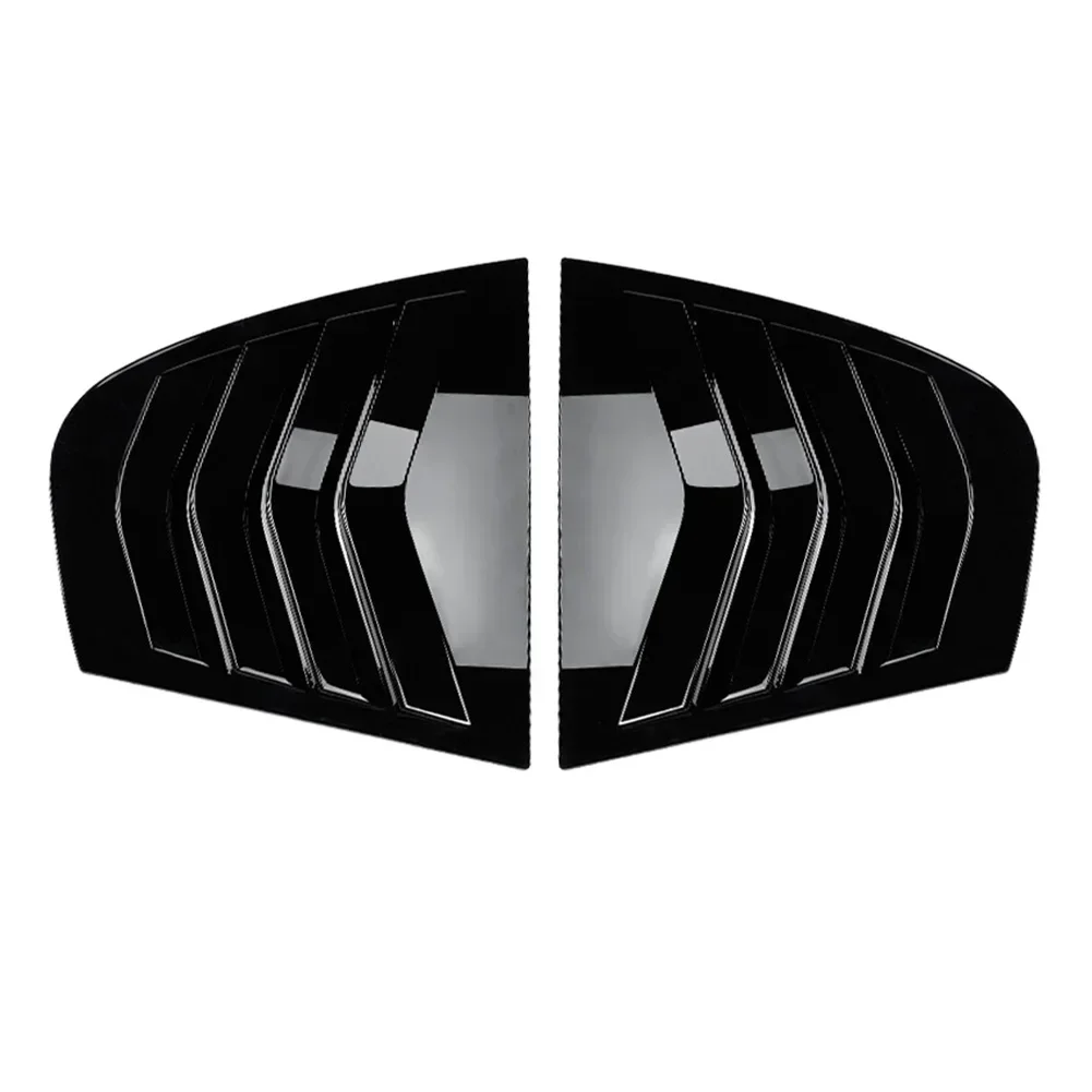 

2pcs Rear Door Glass Side Vent Louver Covers for BMW 3 Series E90 320i 330i For M3 2005 2011 ABS Door Vent Louver Trim