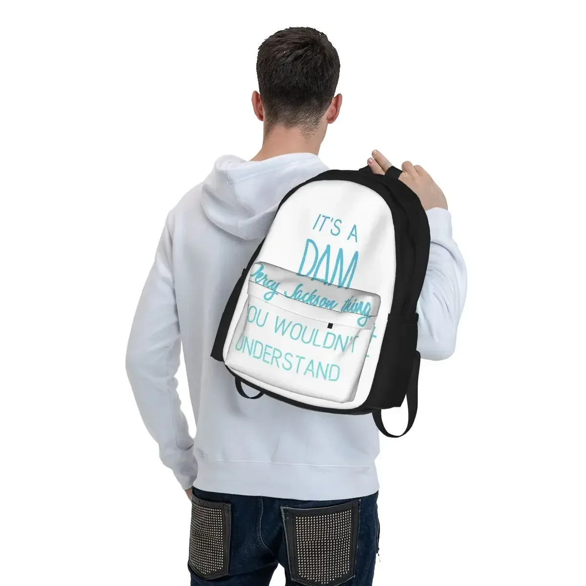 Dam Percy Jackson Thing Backpacks Boys Girls Bookbag Children School Bags Cartoon Kids Rucksack Laptop Rucksack Shoulder Bag