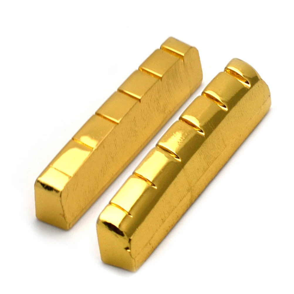 

42mm Replacement Brass Guitar Bridge Saddle Nut for Classical Folk Guitar Enhancement Musical Instrument
