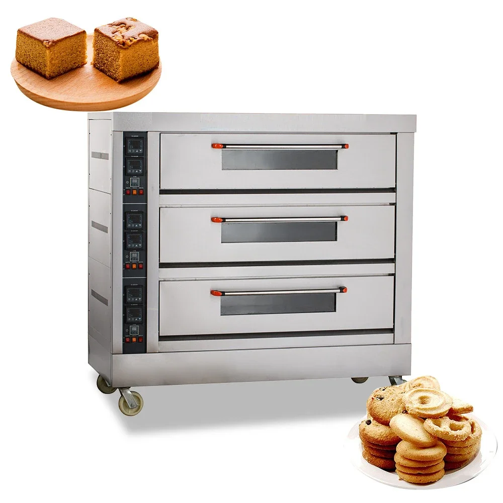 

Electric Baking Oven Gas Cookies Biscuits Dutch Drying Ovens Cake Baking Equipment Bread Making Machine for Sale