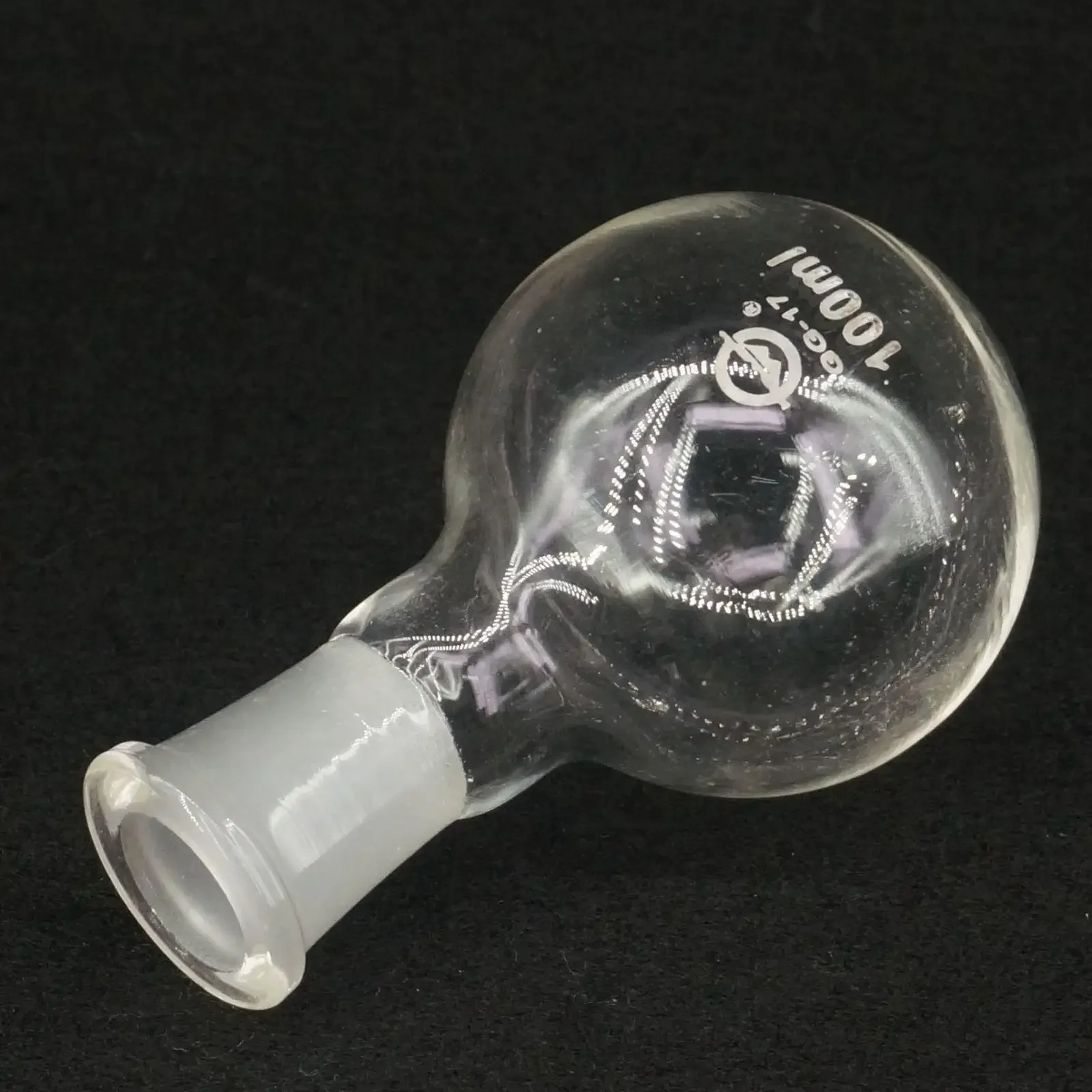 100ml 19/26 Joint Borosilicate Glass Flask Round Bottom Single Short Neck Lab