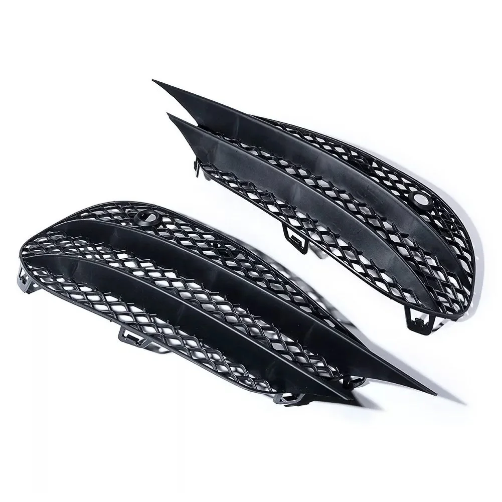 

1 Pair Front Fog Light Air Vent Grille Cover Trim Mesh Fit for Mercedes Benz A205 C205 W205 2015-2018 2058852523 2058852623
