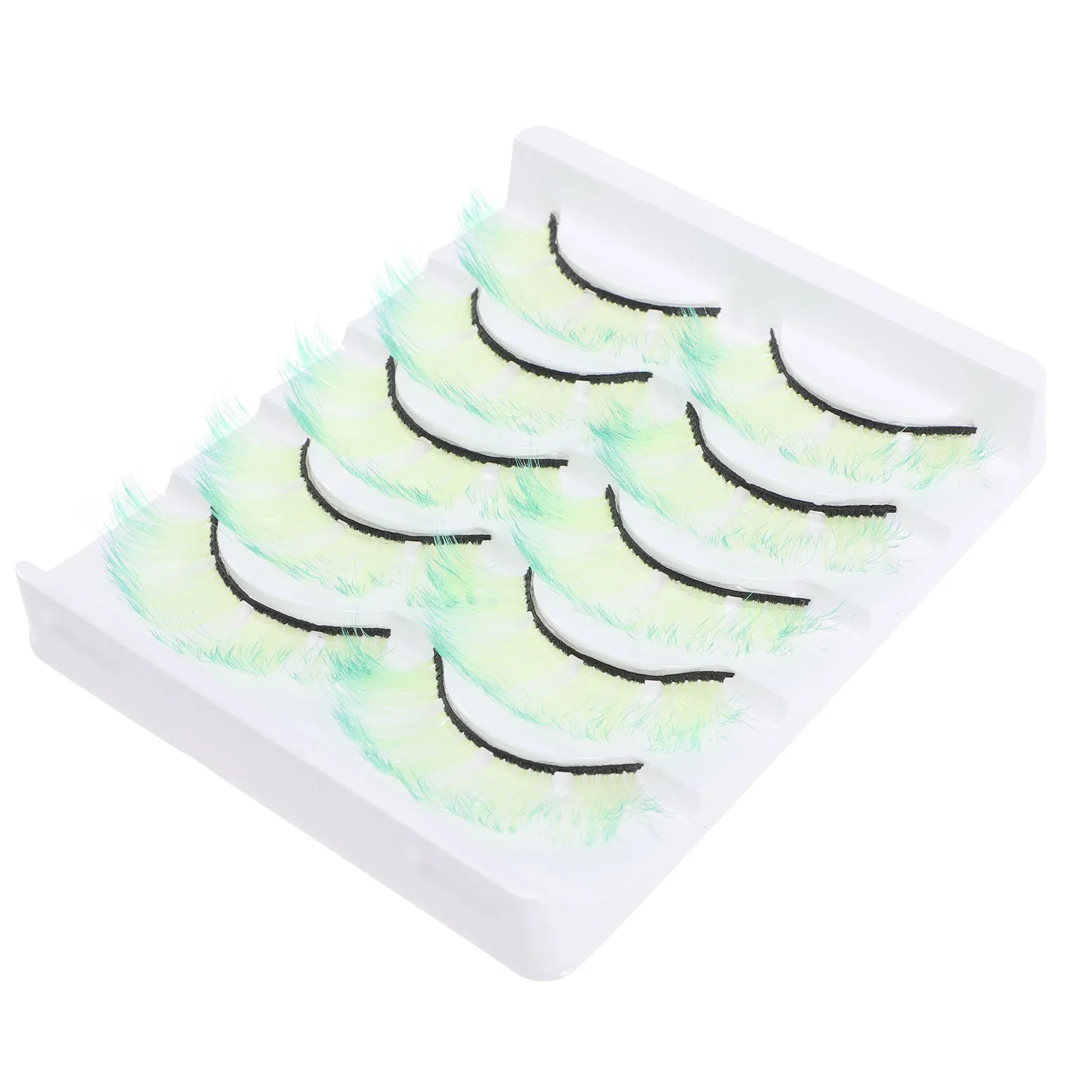 

5 Pairs Colored False Eyelashes for Eyes Colorful Imitation Extensions Miss