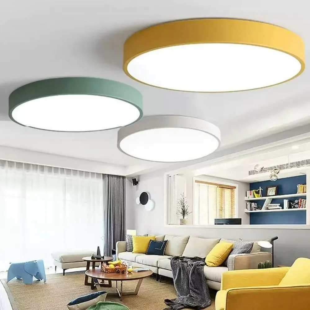 Modern LED Ceiling Light Living Room Bedroom Ceiling Lamp Corridor Balcony Round Light Led Ceiling Kitchen Children's lamp