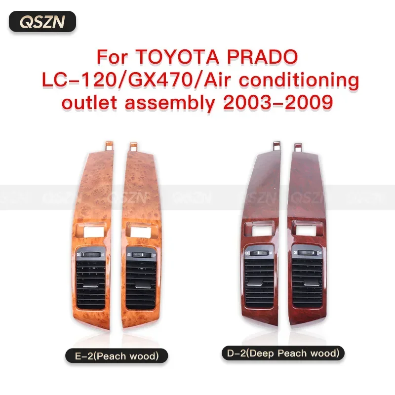 QSZN For TOYOTA PRADO LC-120 GX470 2003 2004 2005 2006 2007 2008 2009 Air Conditioning Outlet Rear Seat Anti Dust Outlet Cover