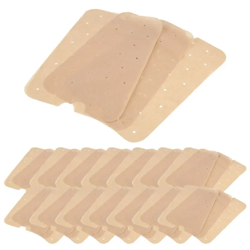 BAAG-100Pcs Air Fryer Paper Air Hole Air Fryer Parchment Paper Liners For Ninja Foodi Smart FG551 Air Fryer Accessories