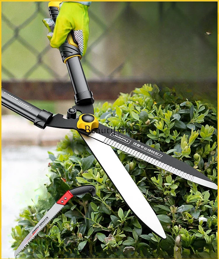 

Pruning Shear Strong Gardening Household Lawn Flower Fruit Tree Pruning Branch Thick Branch Special Green Grass Scissors