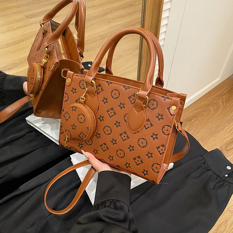 

Women’s Leather Luxury Classic Shoulder Tote Designer Bag Elegant Fashion Crossbody Handbag For Modern Outings