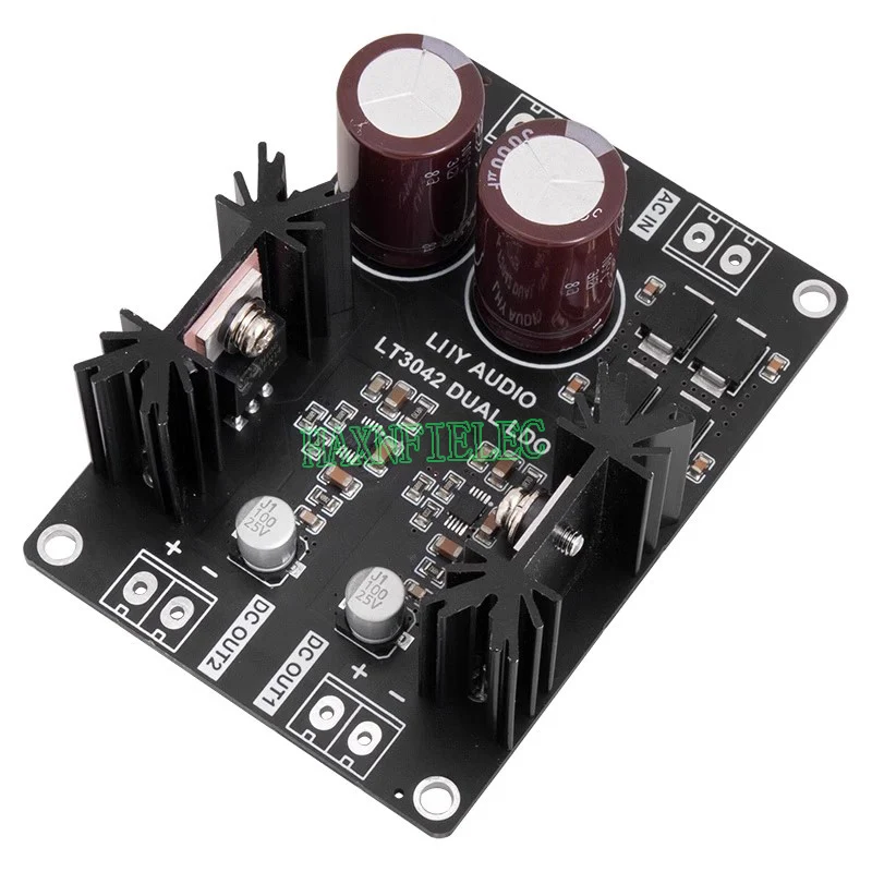 LT3042 1.5A Low Noise High Precision Linear Regulated Dual DC Power Supply Module For DAC Audio Decoder RF Power Amplifier