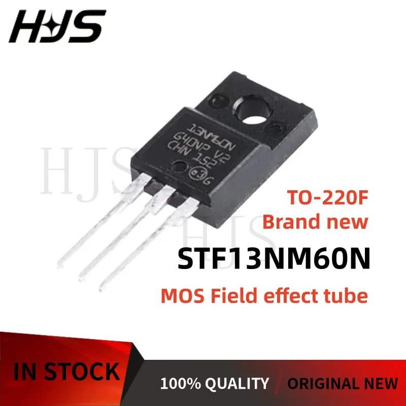 10-20-50-100PCS STF13NM60N 13NM60N TO-220F Transistor de efecto de campo MOSFET de canal N de alta calidad
