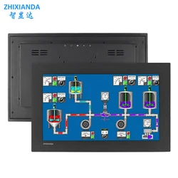 15.6 Inch 1920*1080 Embedded PCAP Touch Screen Industrial Display Monitor Resisitive Panel Mount  with HDMI/VGA/DVI