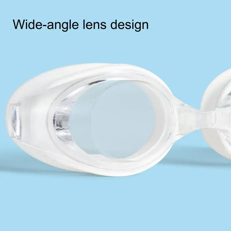 แว่นตาว่ายน้ํากันน้ํา HD แว่นตาว่ายน้ําป้องกันหมอกพร้อมที่อุดหูมุมมองกว้างการป้องกันเต็มรูปแบบว่ายน้ําไม่รั่วแว่นตาสําหรับ