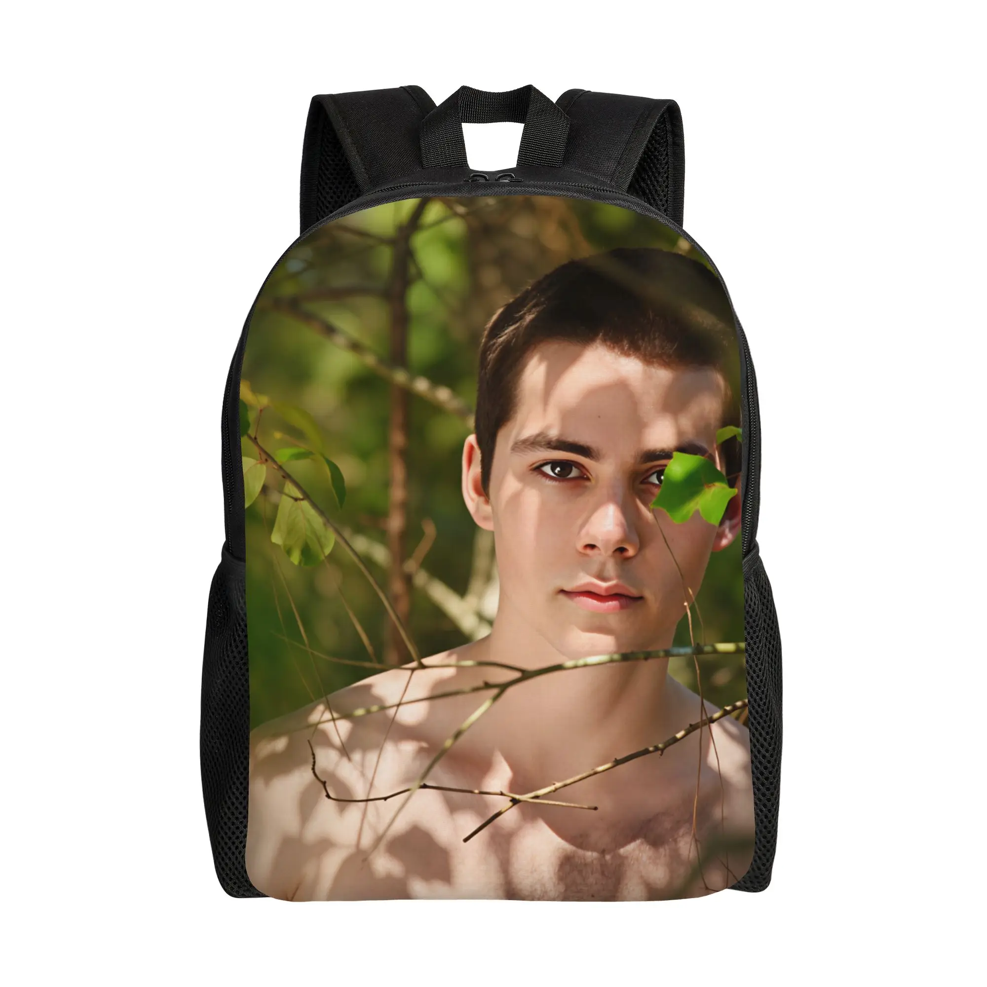 Dylan O’Brien  Backpack Women  Large Backpacks Polyester Casual High School Bags Cycling Design Rucksack