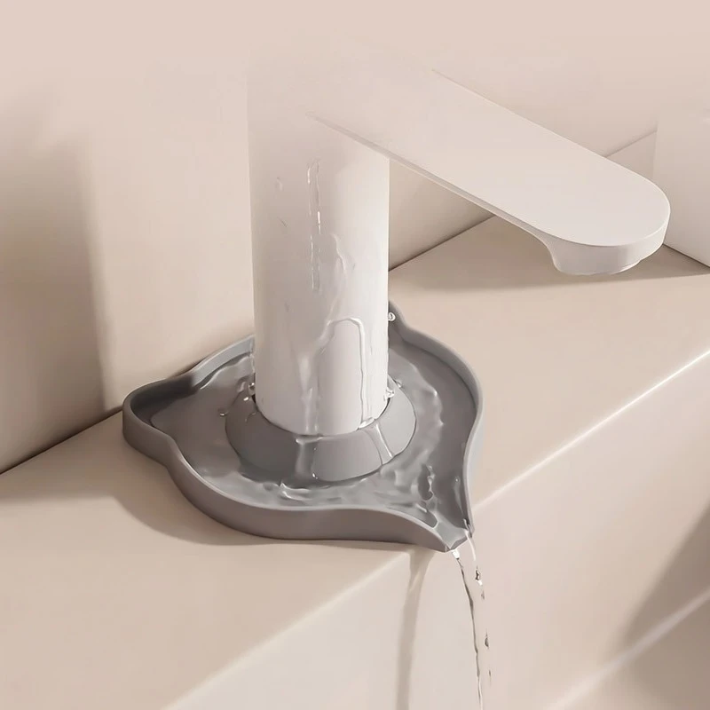 Silicone Faucet Waterproof Cover Splash-proof Water-drip Prevention Water Accumulation Reflux Prevention Leak-proof Drainage Pad