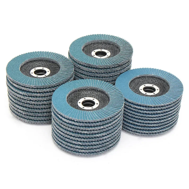 

10Pcs 5" 125mm Flap Discs 40/60/80/120 Grit Angle Grinder Sanding Grinding Wheels for Metal, Wood & Plastic Removal