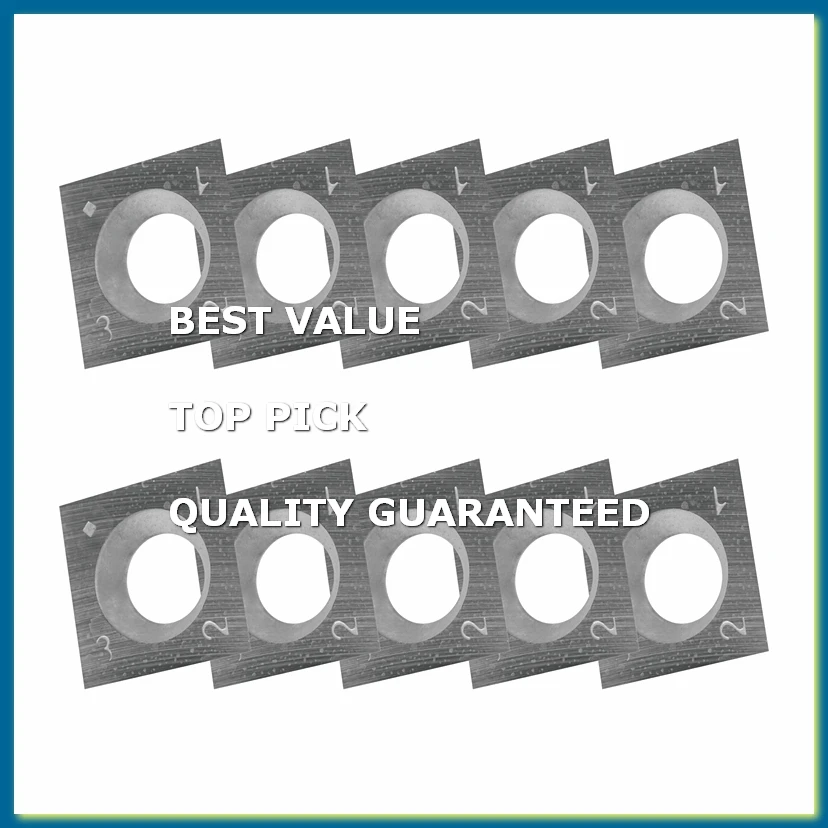 10Pcs Wood Turning Carbide Insert Blades Milling 30 Degree Lathe Chisel Replacement Blade 14X14X2mm