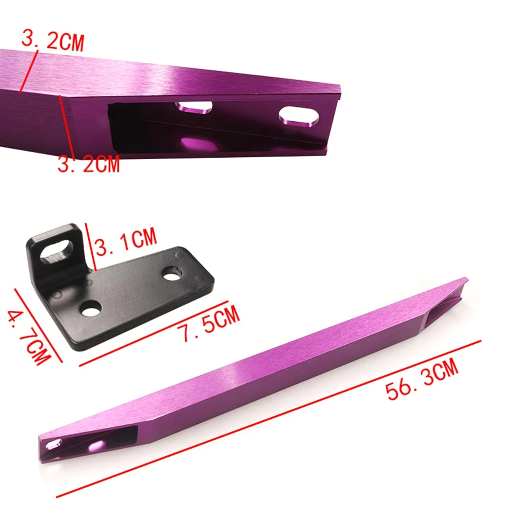 Car modification balance bracket Sub-Frame Lower Tie  Rear For EK aluminum alloy balance rod square tube EK