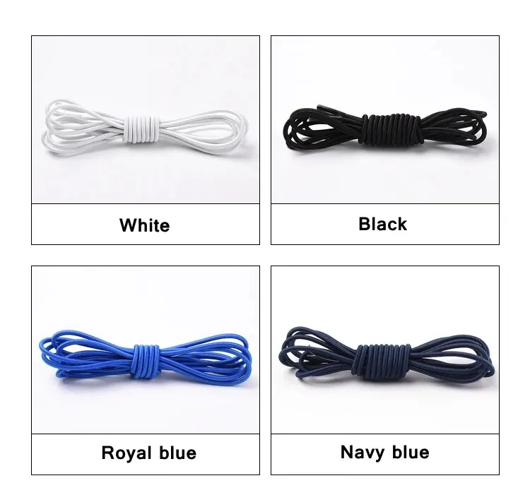 Modische Schnürsenkel ohne Krawatte, elastische Schnürsenkel, Sneakers, flache Schnürsenkel ohne Krawatten, für Kinder und Erwachsene, schnelle Schnürsenkel, Einheitsgröße, passend für alle Schuhe – Detail 7