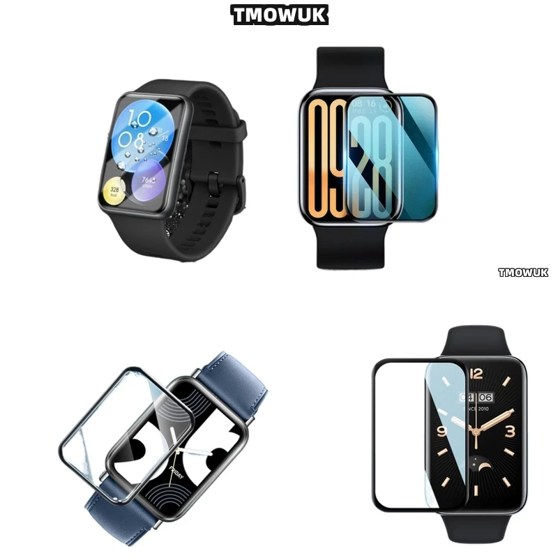 

For Xiaomi Band 4 - 10 Pro Ultra - Clear Flexible Film 3D Curved Full Cover Anti - Scratch Screen Protector